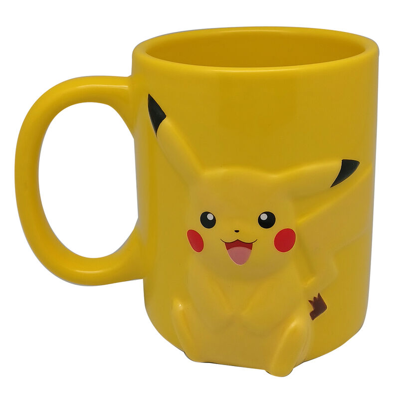 Taza 3D Pikachu Pokemon 325ml Frikytopia