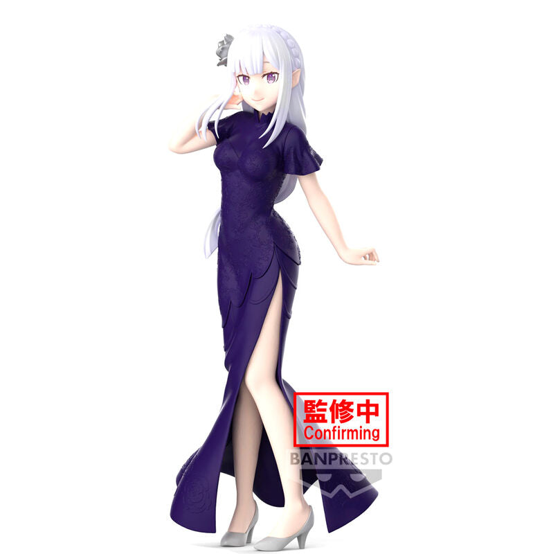 Figura Emilia Glitter Glamours Re Zero Starting Life in Another World Frikytopia