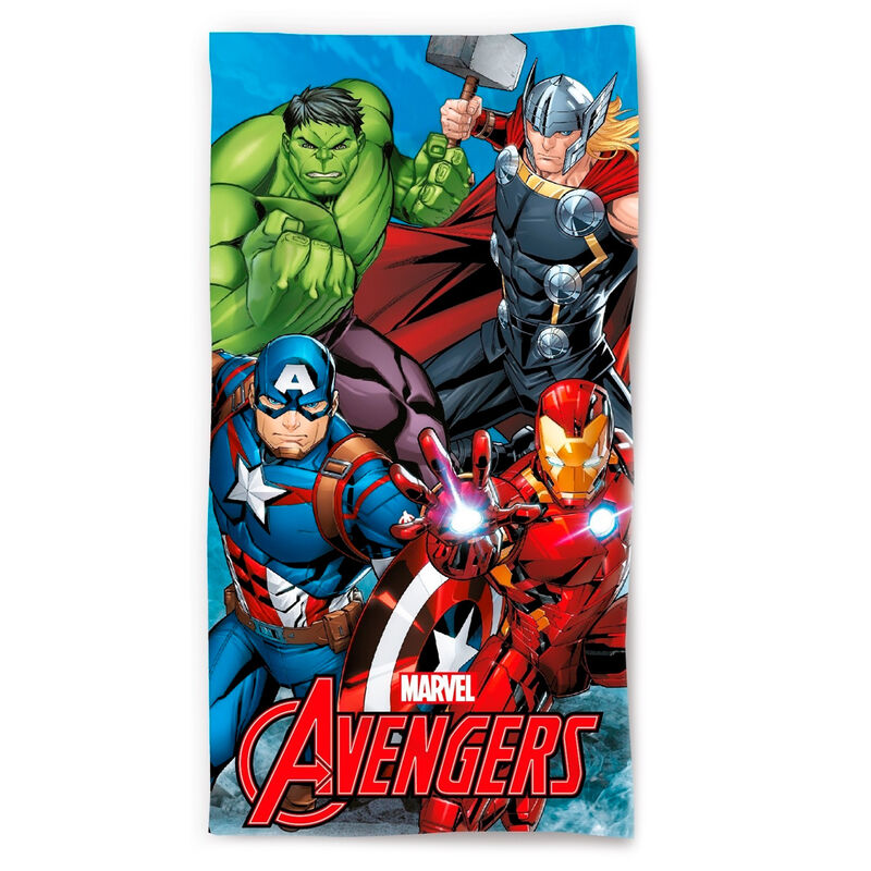 Toalla Vengadores Avengers Marvel microfibra Frikytopia