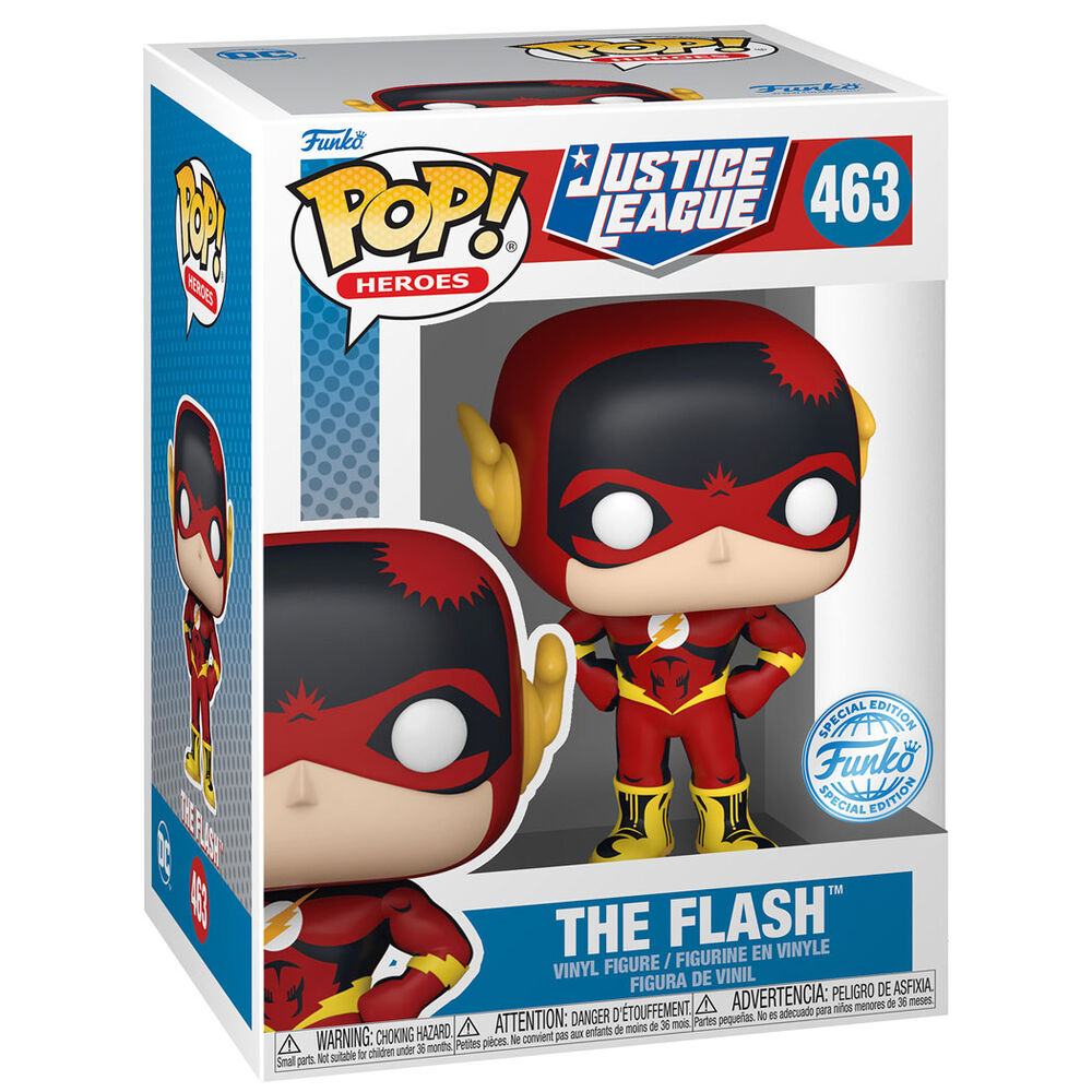 Figura POP DC Comics Justice League The Flash Exclusive Frikytopia
