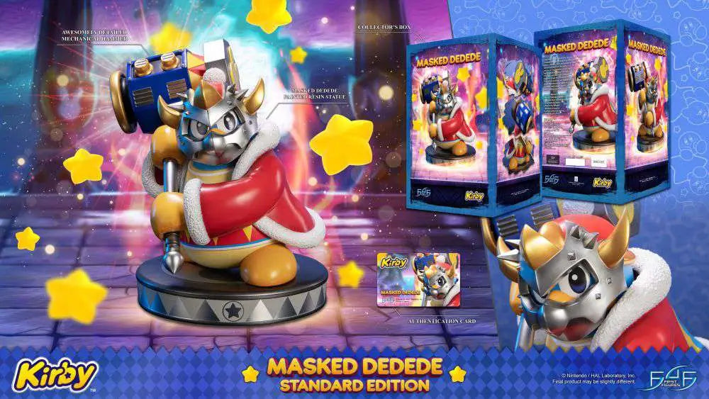KIRBY MASKED DEDEDE RESIN Estatua Frikytopia