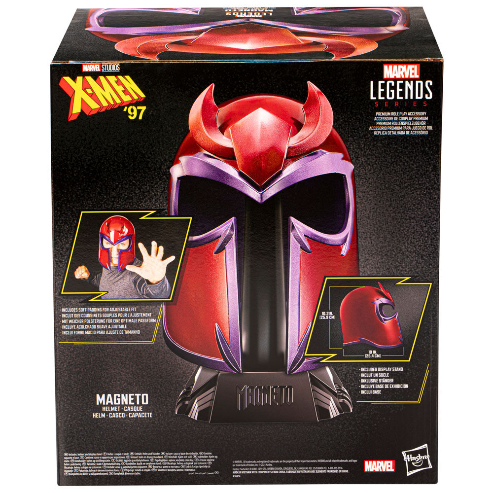 Replica casco hasbro marvel legends series x men magneto