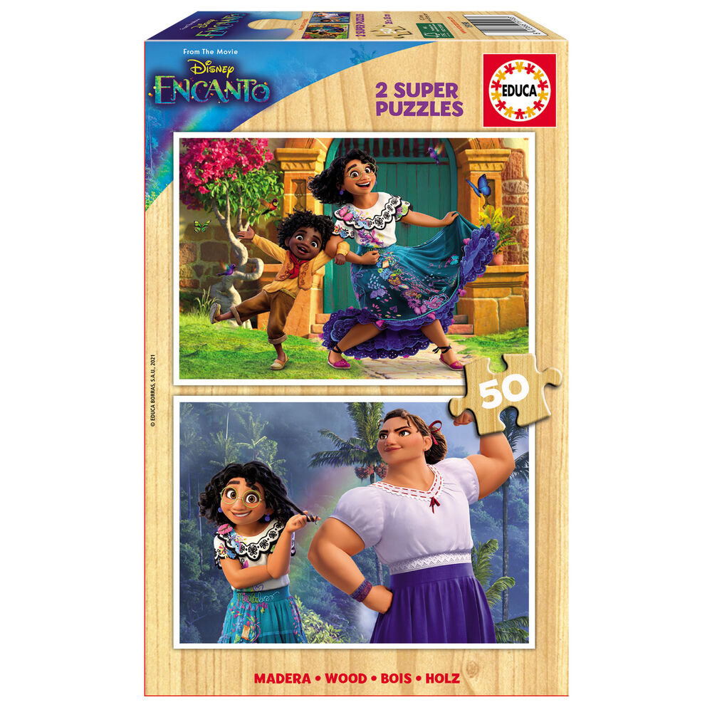 Puzzle Encanto Disney 2x50 piezas Frikytopia