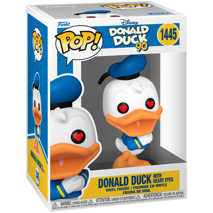 Figura POP Disney 90th Anniversary Donald Duck with heart eyes Frikytopia