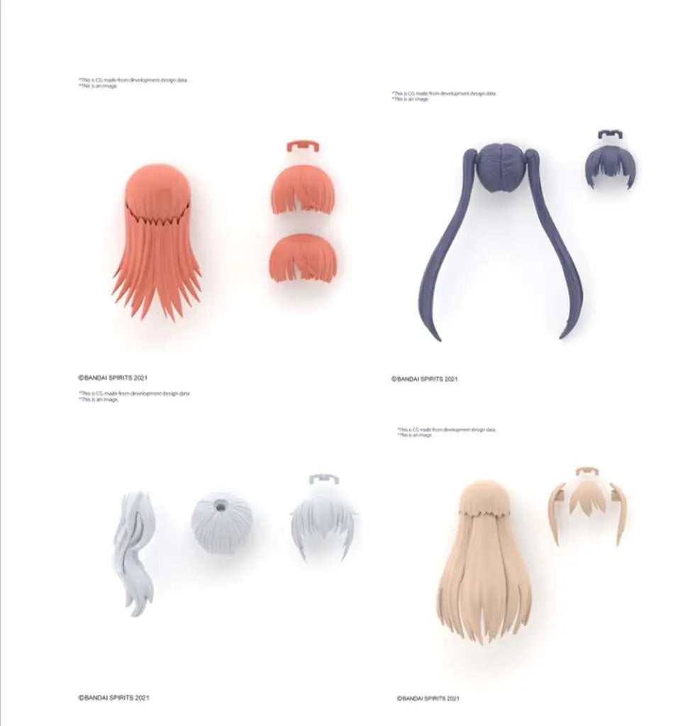 30MS OPT HAIR STYLE PARTS VOL 7 ALL 4 TY Frikytopia