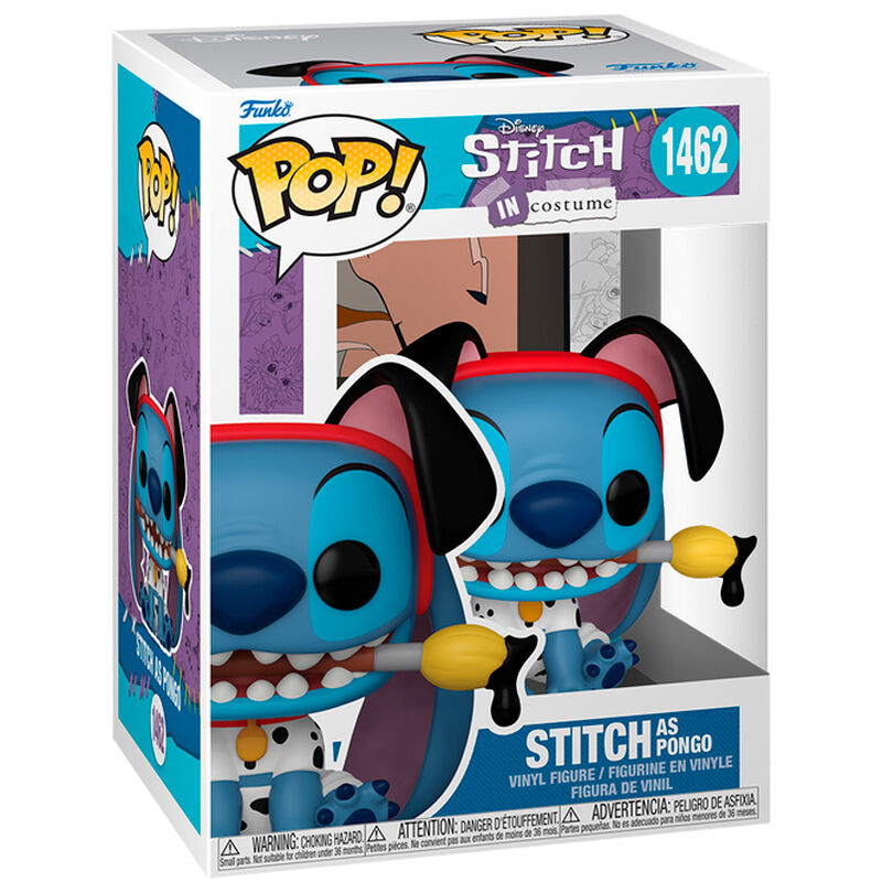 Lilo Stitch POP Disney Vinyl Figura Stitch Costume 101 Dalmatas Frikytopia