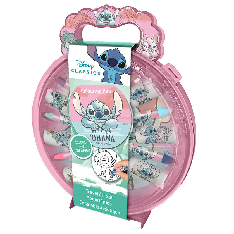 Set papeleria viaje Stitch Disney Frikytopia