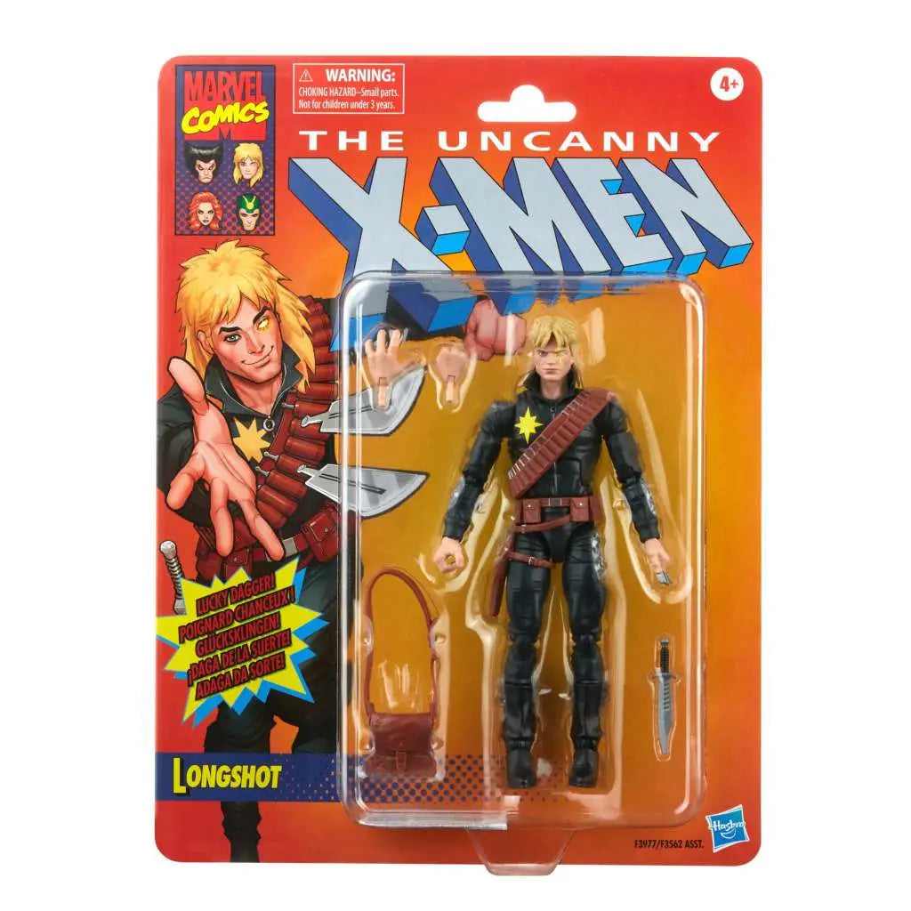 Figura hasbro marvel legends vintage longshot