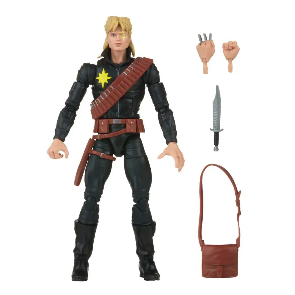Figura hasbro marvel legends vintage longshot