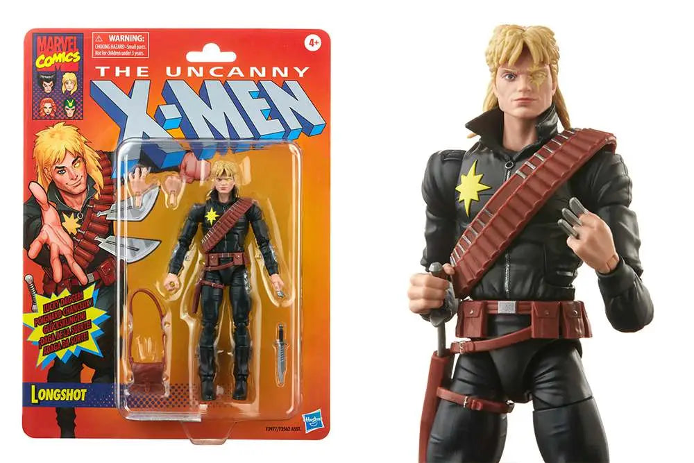 Figura hasbro marvel legends vintage longshot