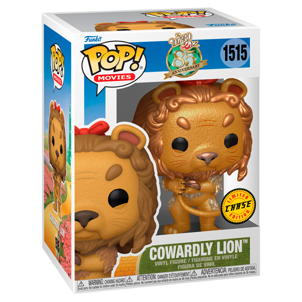 Figura POP El Mago de Oz Cowardly Lion Chase Frikytopia