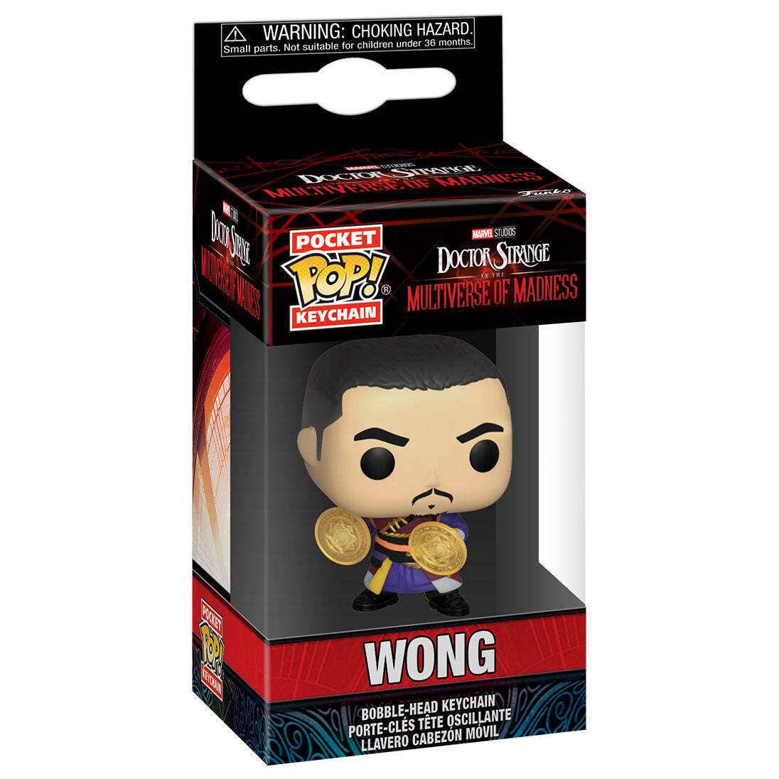 Funko pop keychain llavero doctor strange multiverso de la locura