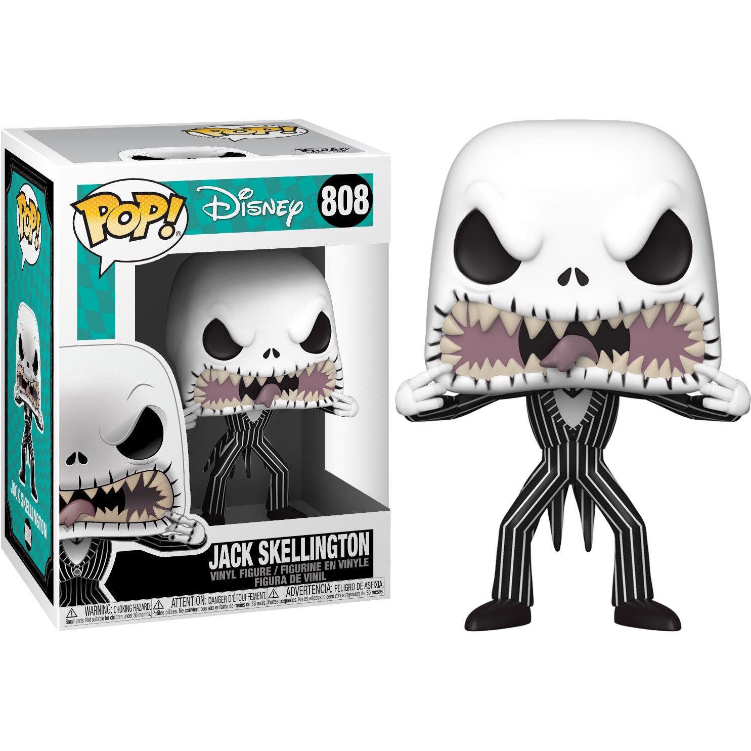 Figura POP Disney Pesadilla Antes de Navidad Jack Scary Face Frikytopia