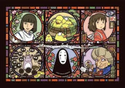 SPIRITED AWAY 208PCS STAINED Vaso PUZZL