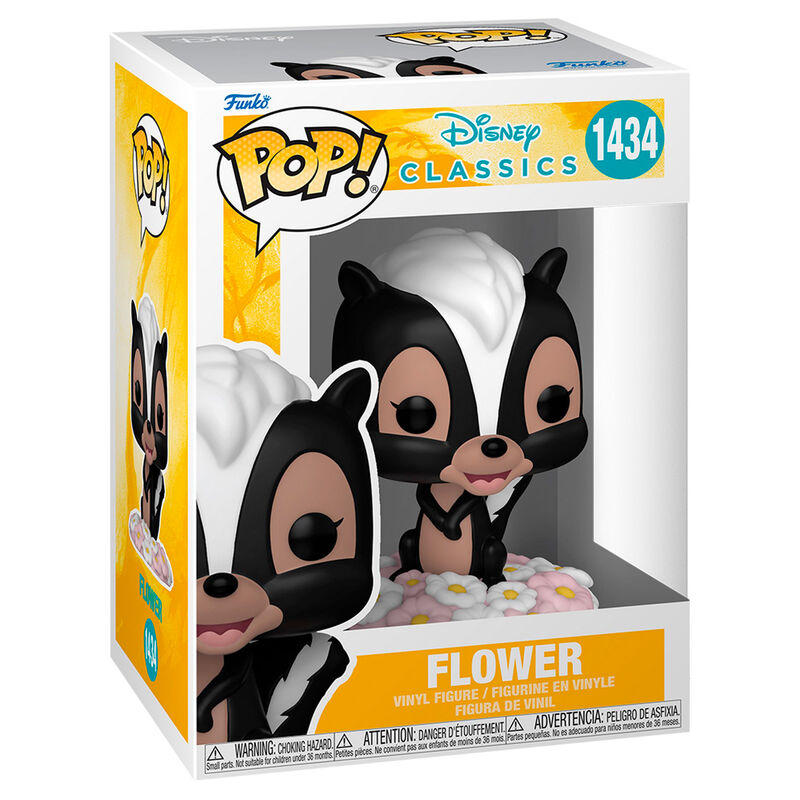 Bambi 80th Anniversary POP Disney Vinyl Figura Flower 9 cm