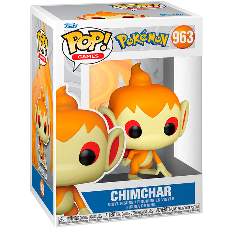 Pokemon POP Games Vinyl Figura Chimchar EMEA 9 cm