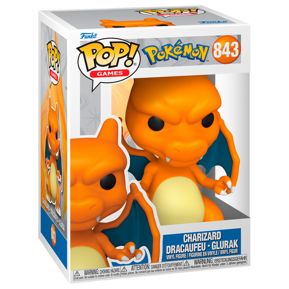 Pokemon POP Games Vinyl Figura Charizard EMEA 9 cm