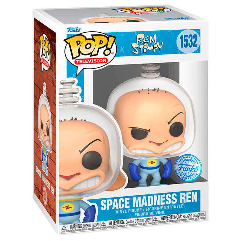 Nick Rewind POP TV Vinyl Figura Ren Space Suit 9 cm