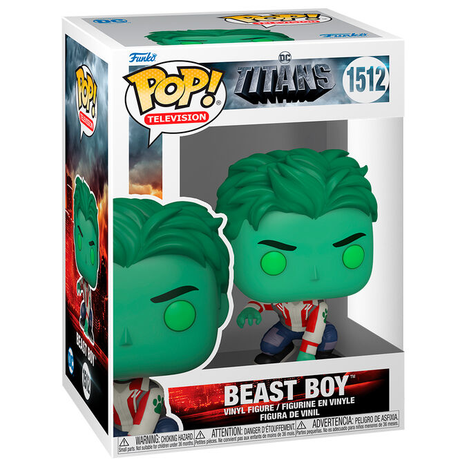 DC Comics Series Figura POP TV Vinyl Beast Boy 9 cm