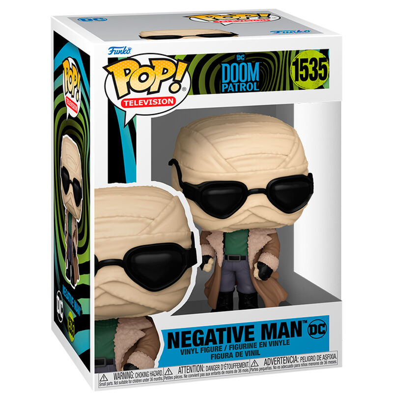 Funko pop dc comics doom patrol larry trainor negative man 75895