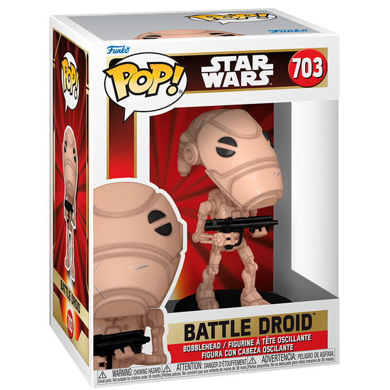 Funko pop star wars the phantom menace androide de batalla 76016