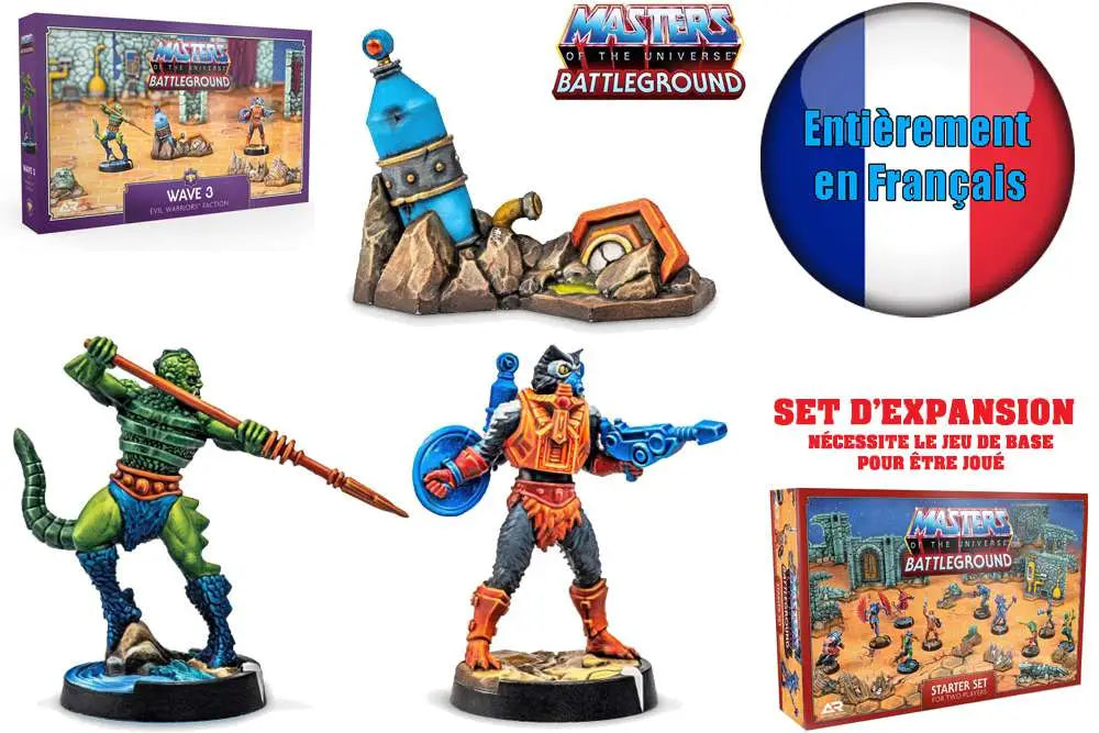 Motu:Battleground - Wave 3 - Evil Warriors Faction FRA Frikytopia