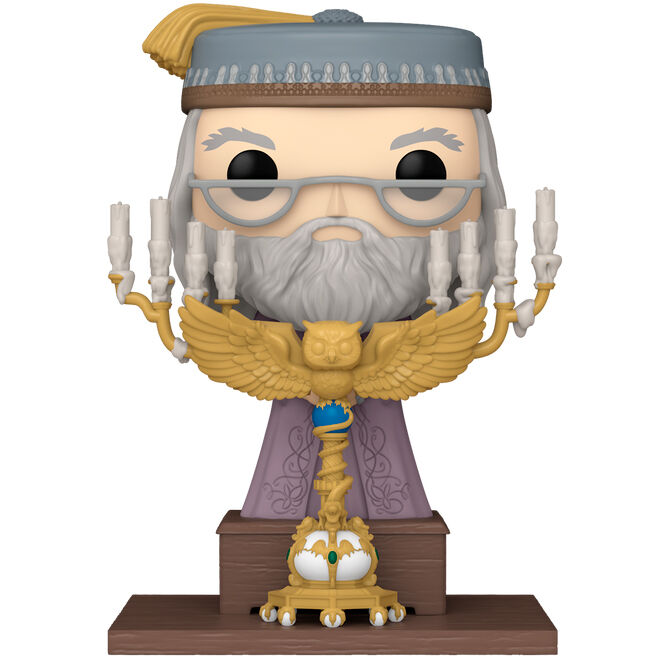 Funko pop harry potter deluxe dumbledore con podio 76002