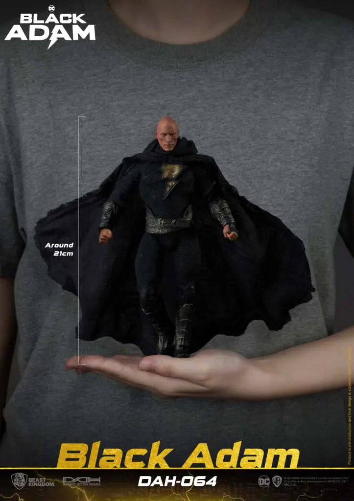 Black Adam Figura Dynamic 8ction Heroes 1 9 Black Adam 18 cm