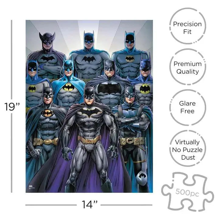 DC COMICS BATMAN SUITS 500PCS PUZZLE