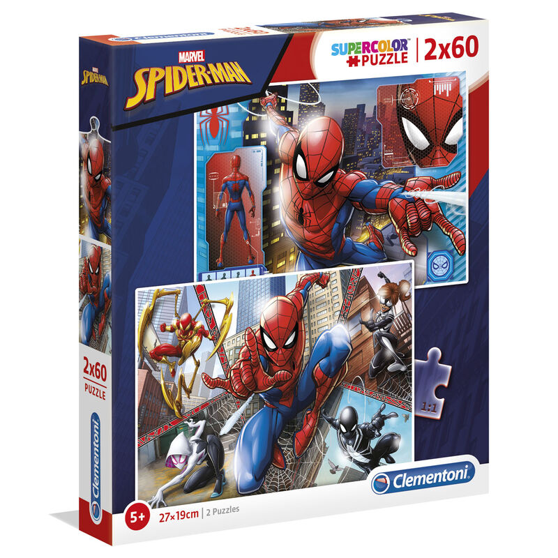 Puzzle Spiderman Marvel 2x60 piezas