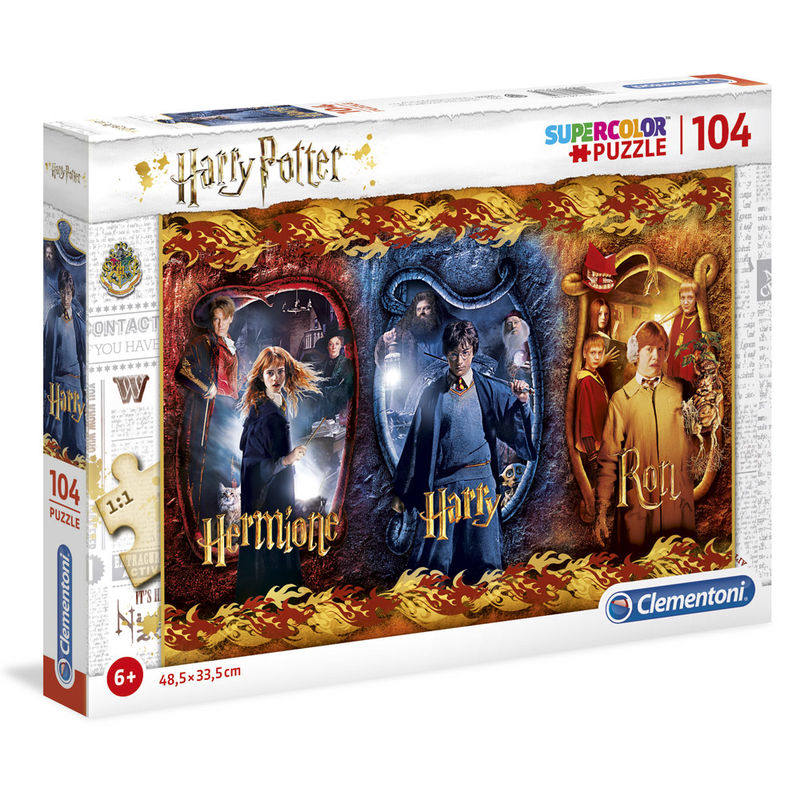 Puzzle Harry Ron y Hermione Harry Potter 104 piezas