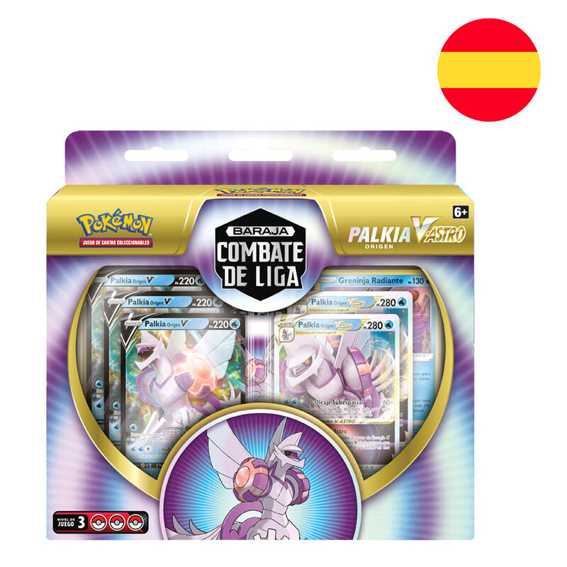 Blister juego cartas coleccionables Combate de Liga Palkia Origen