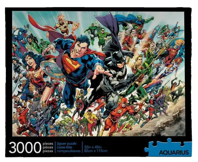 DC COMICS CAST 3000PCS PUZZLE Frikytopia