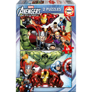 Puzzles Vengadores Avengers Marvel 2x48 piezas