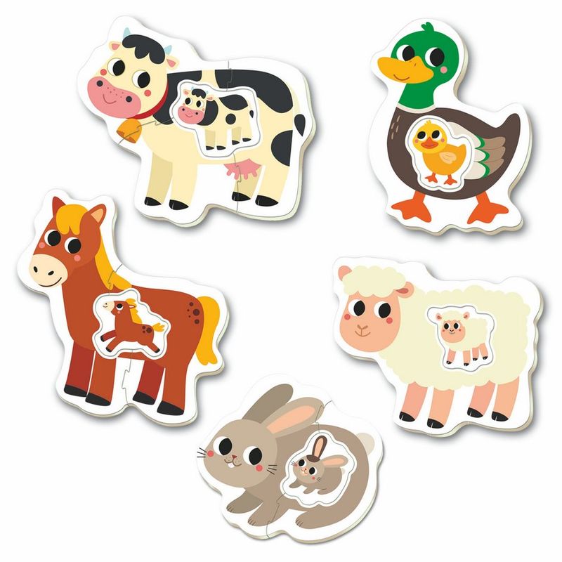Puzzle La Granja 2-5 piezas madera Frikytopia