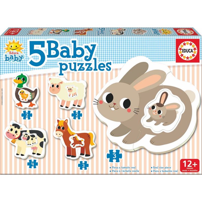 Puzzle La Granja 2-5 piezas madera