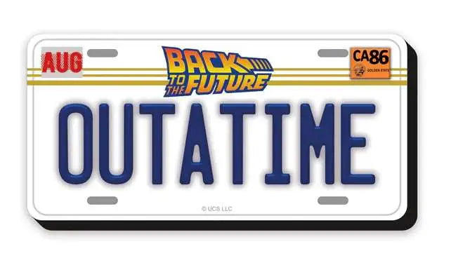 BTTF LICENCE FUNKY CHUNKY MAGNET Frikytopia