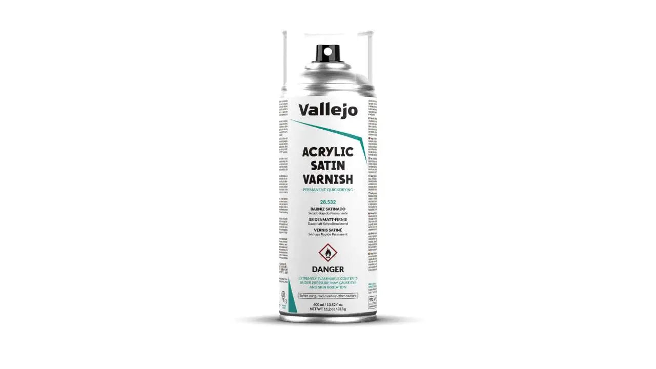 VALLEJO SATIN VARNISH SPRAY 28532 Frikytopia
