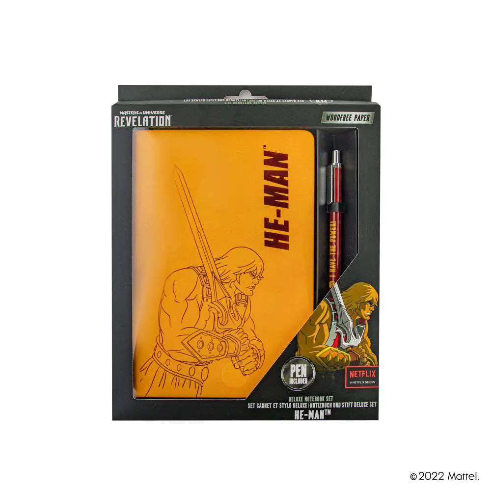 MOTU HE MAN SWORD NOTEBOOK DELUXE SET Frikytopia