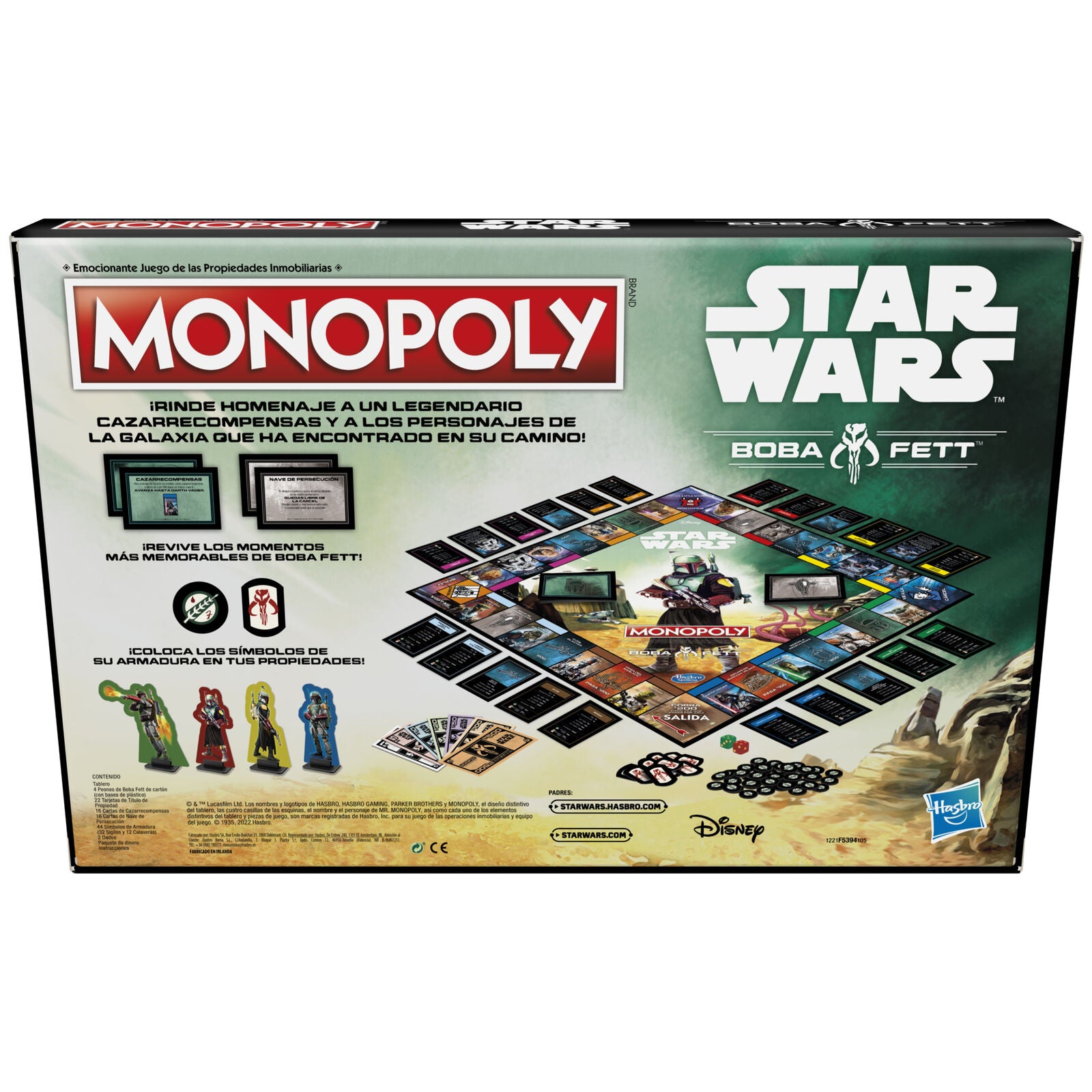 Juego de mesa monopoly boba fett pegi 14