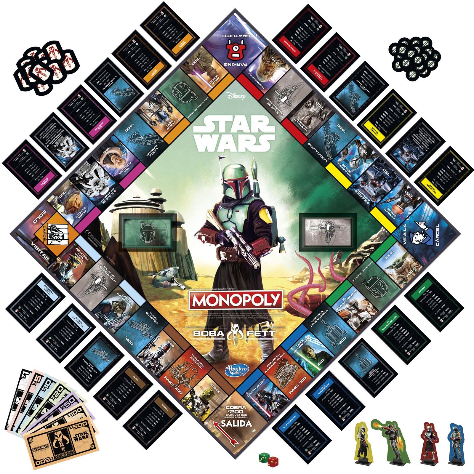 Juego de mesa monopoly boba fett pegi 14