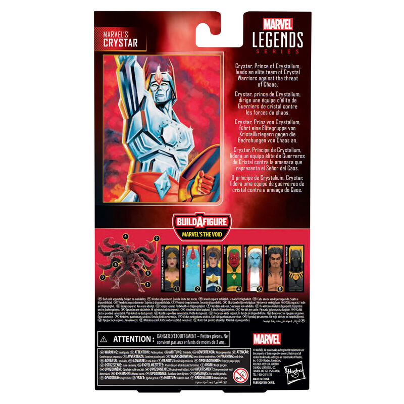 Figura hasbro marvel legends series build a figure marvels the void