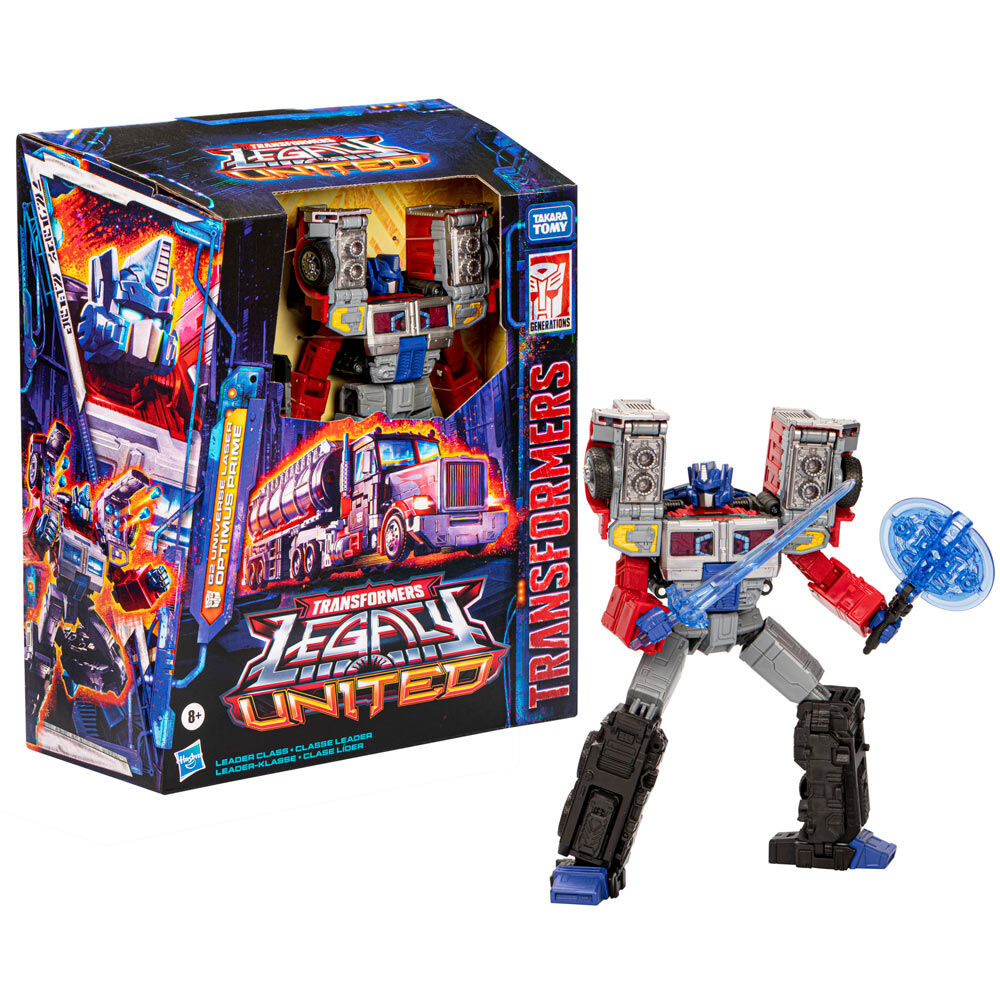 Figura hasbro transformers legacy united leader class optimus prime