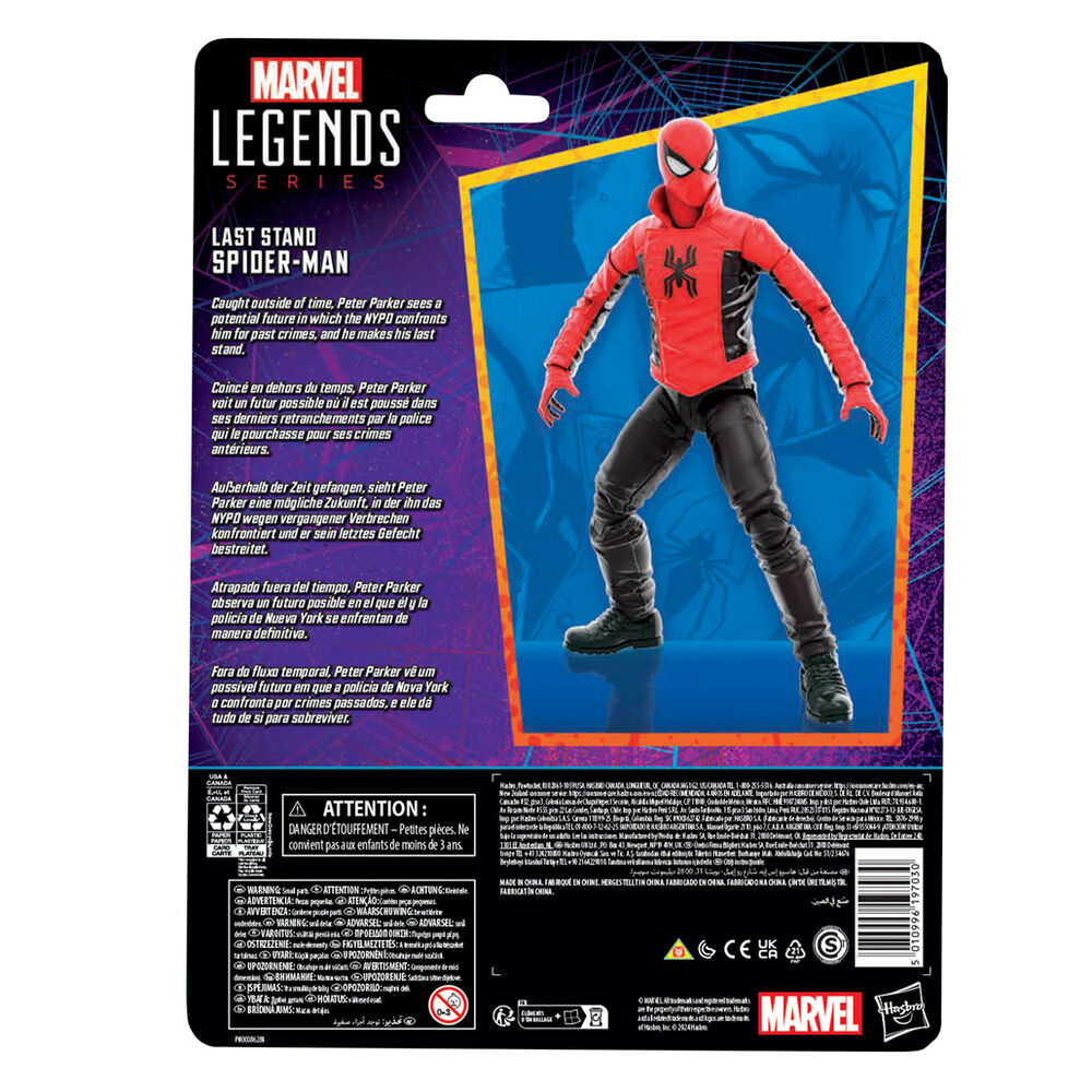 Figura hasbro marvel legends series last stand spider-man