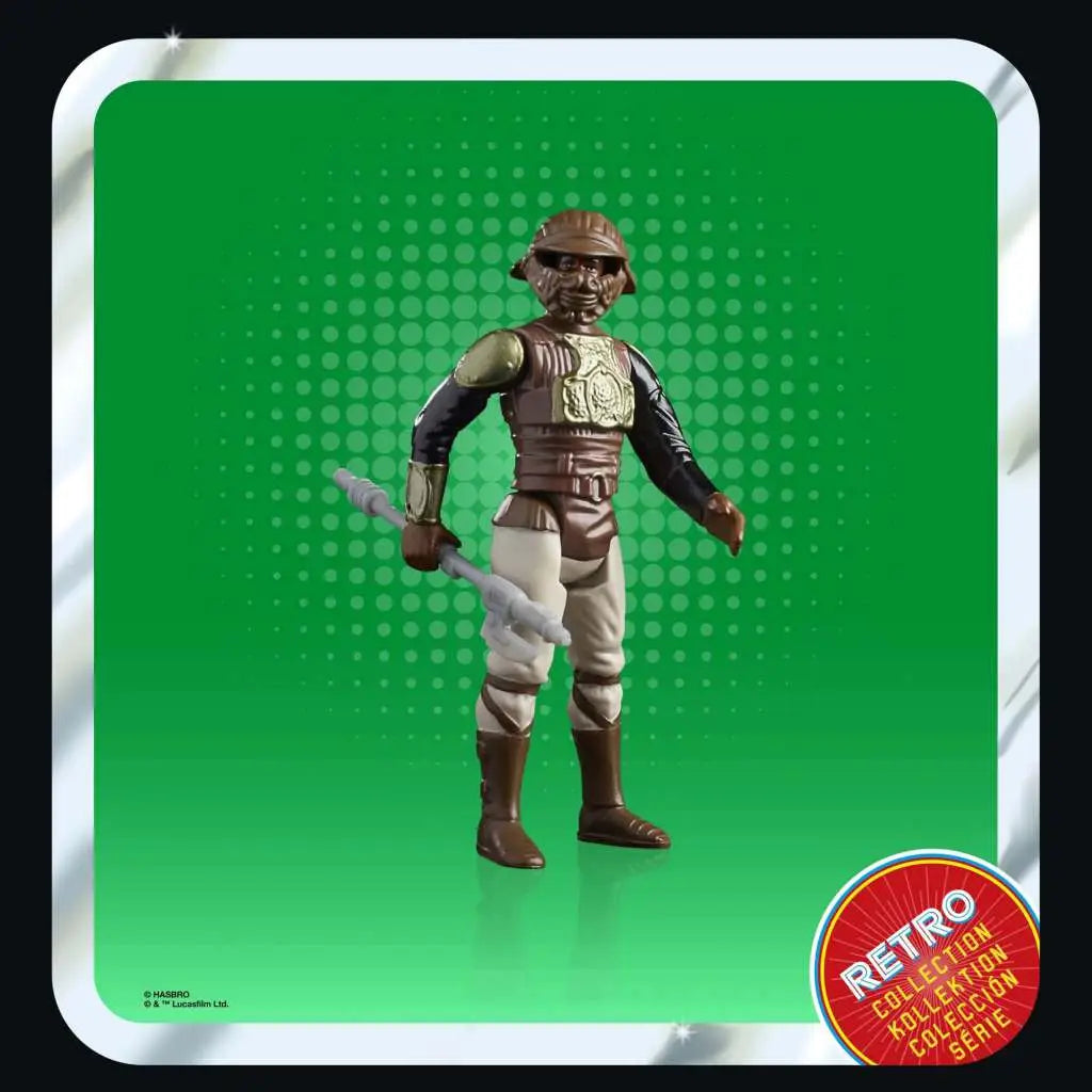 Figura hasbro star wars retro collection - lando caalrissian (skiff