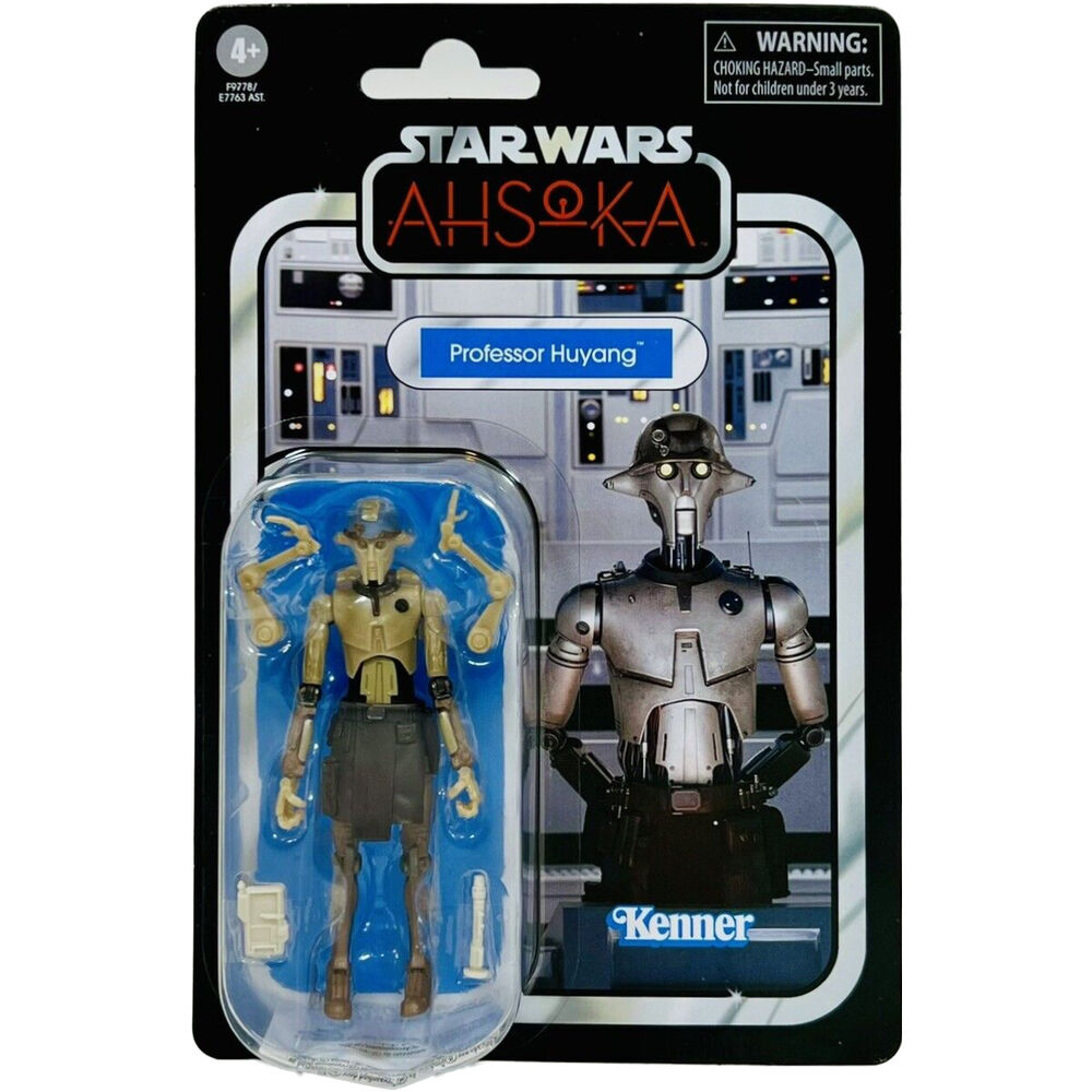 Figura hasbro star wars ahsoka the vintage collection professor huyang