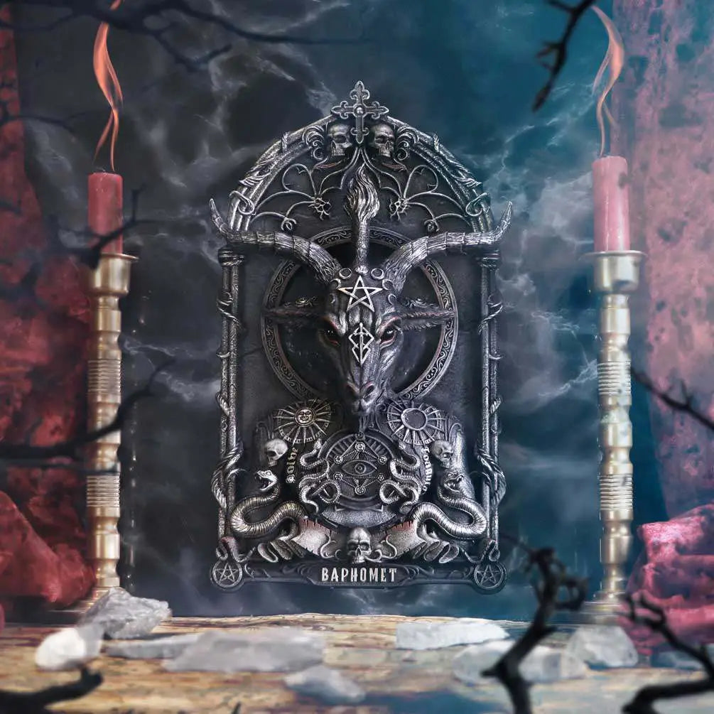 BAPHOMET INVOCATION WALL PLAQUE EXC Frikytopia