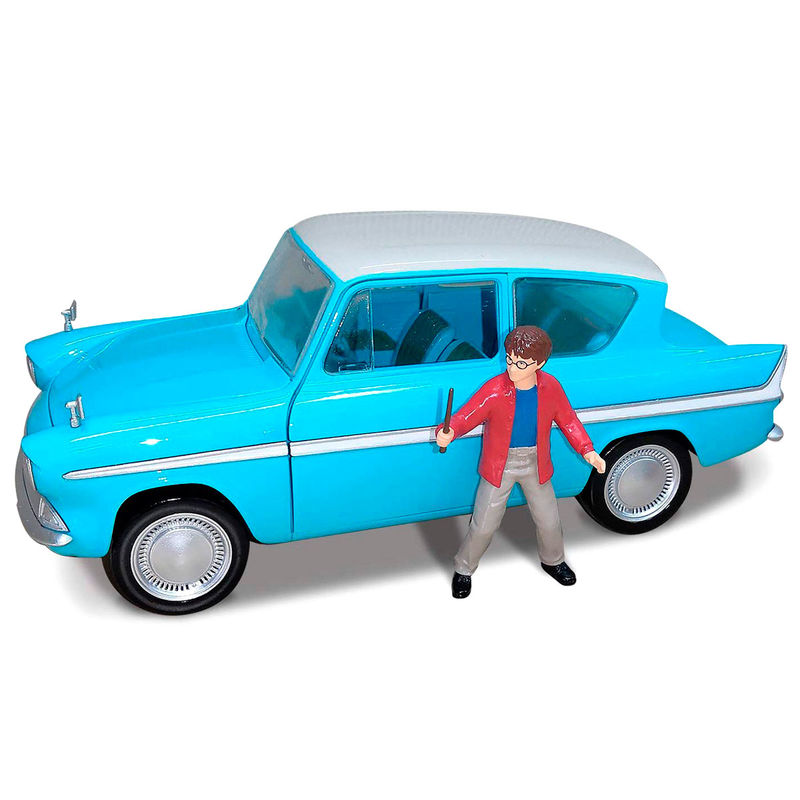 Blister figura Harry coche Ford Anglia Harry Potter Frikytopia