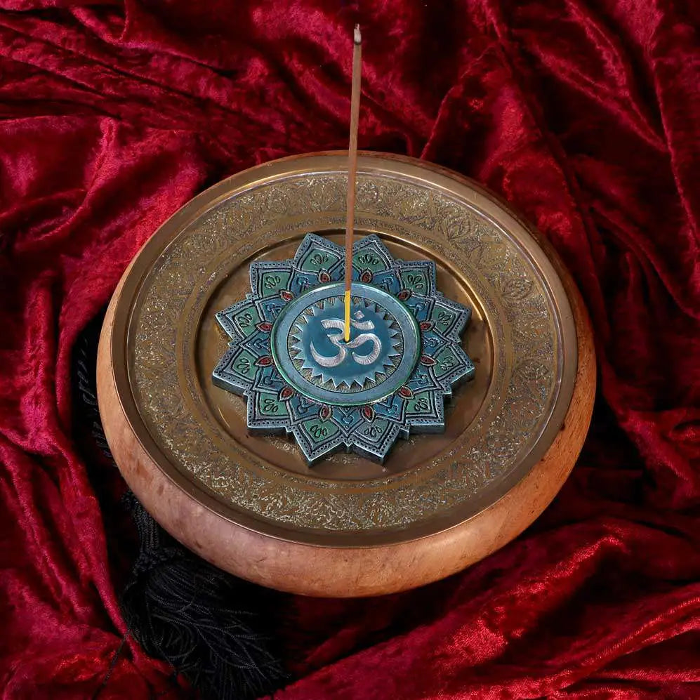 INCENSE BURNER OM SACRED SOUND SET 4 Frikytopia