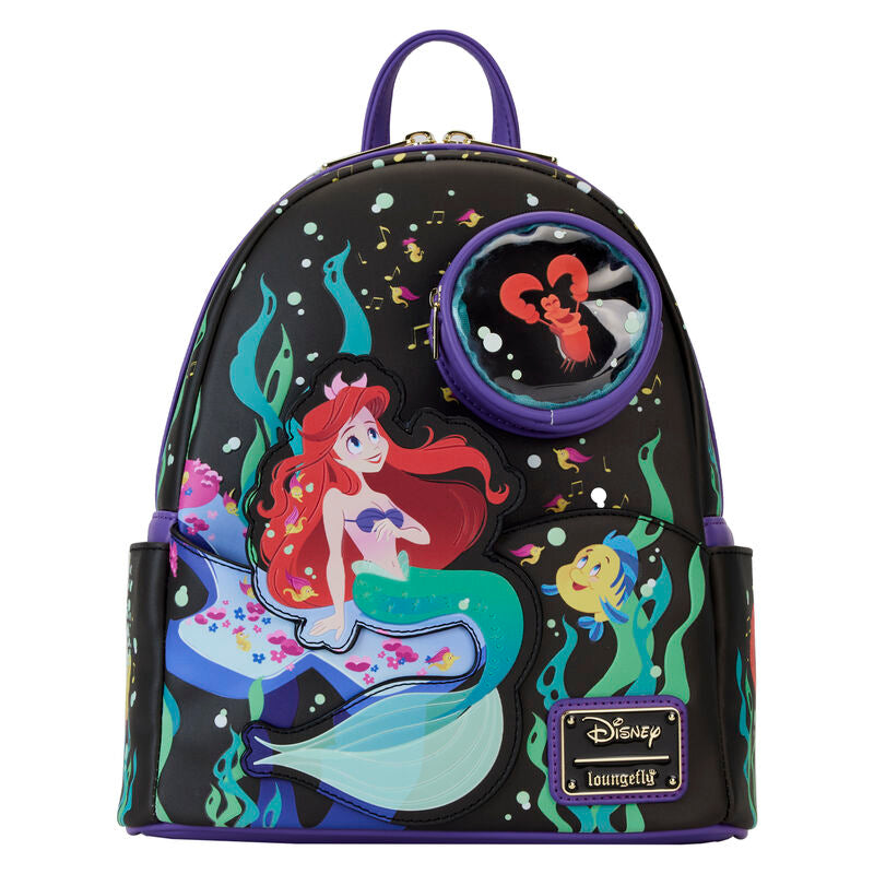 Mochila 35th Anniversary La Sirenita Disney Loungefly 26cm Frikytopia